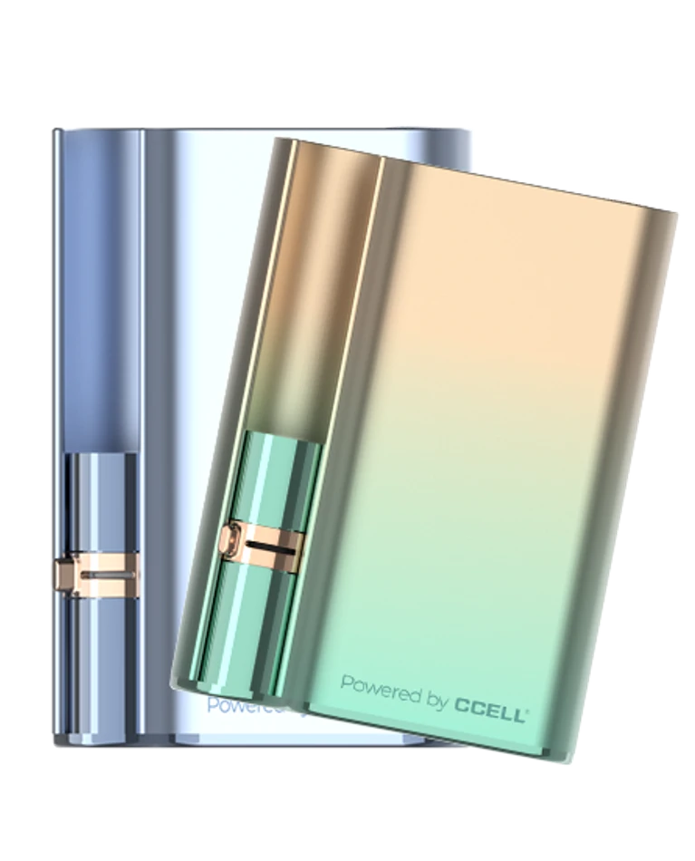 A pair of CCELL Palm pro vape batteries