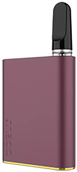 An ocher CCELL palm vape battery